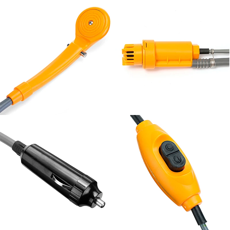 душ для кемпинга походный Переносной 12V электрическая уличная сумка душа набор