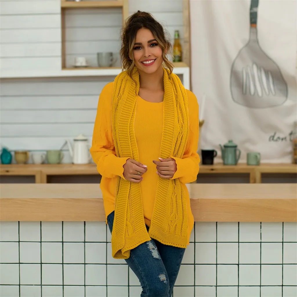 SAGACE Women Sweaters and Pullovers Casual Oversized Sweater Christmas Winter Sleeve Pull Femme knitted jumpers COLOR | Женская одежда