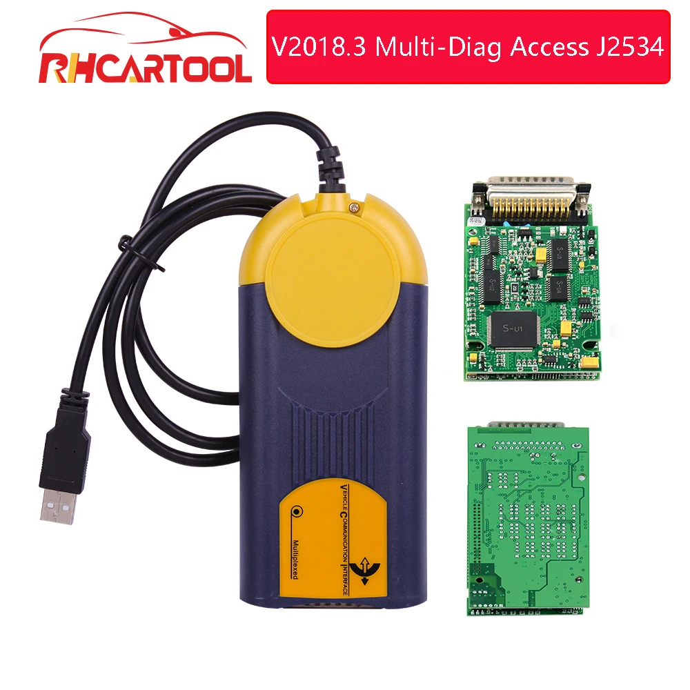 OBD2 диагностический инструмент v2018 v2011 actia Multi-Diag Multi Diag доступ v2018 J2534 интерфейс OBD2 устройство Multidiag J2534