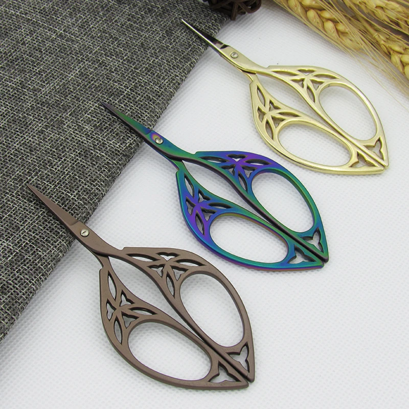 MIUSIE вышивка из нержавеющей стали в стиле ретро|Портновские ножницы| |