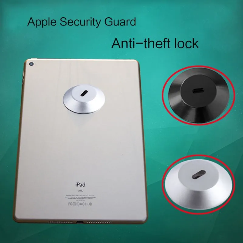 lightclub Notebook Laptop Tablet PC Computer Anti-Theft Round Lock Hole for iPad Mac Silver 