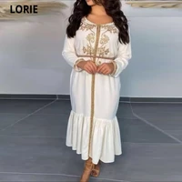 lorie velour teal length moroccan caftan evening dress dubai arab caftan prom party gowns elegant princess celebrity dress 2021