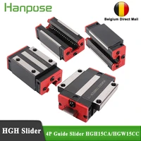 be warehouse hgh15 square linear guide rail block carriages 4p hgh15ca hgw15cc cnc router engraving for cnc milling machine