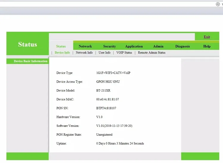 BTPON xpon gpon ont 1ge catv wifi маршрутизатор 1catv + 1fe tel pon epon onu BT 211XR|Оптоволоконное