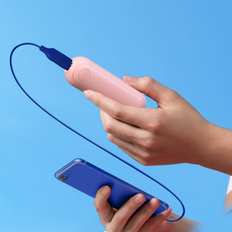 

Foldable Handheld Fan Quiet Mini USB Rechargeable Fan Power Bank Battery Operated Fan for Travel Indoor Outdoor 95AF