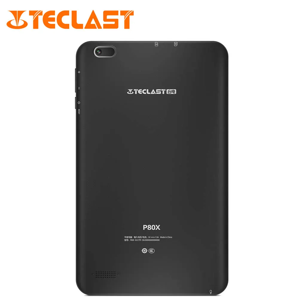 Teclast P80X 8 Android9.0 4G   1280 * 800 Octa Core 2GB RAM 32GB ROM 2.4G WiFi   IPS- Bluetooth AI    GPS TF-