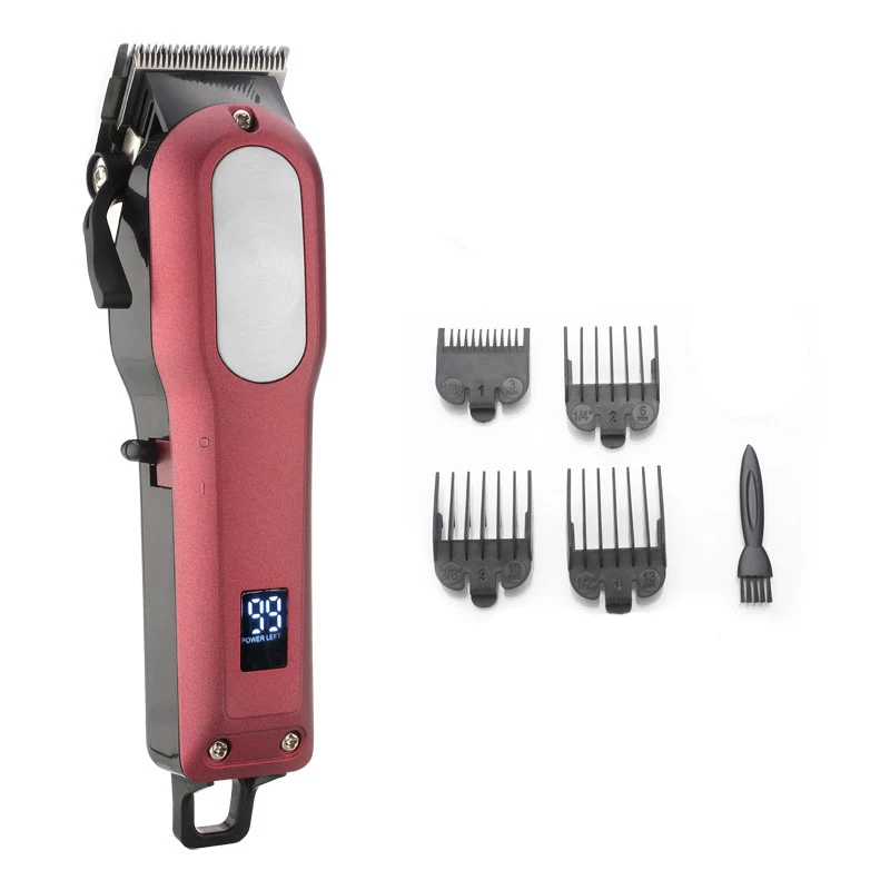

WM Hair Trimmer rechargeable Hair Clipper haircut machine hair cutter oil head clipper bald head clipper LCD beard trimmer