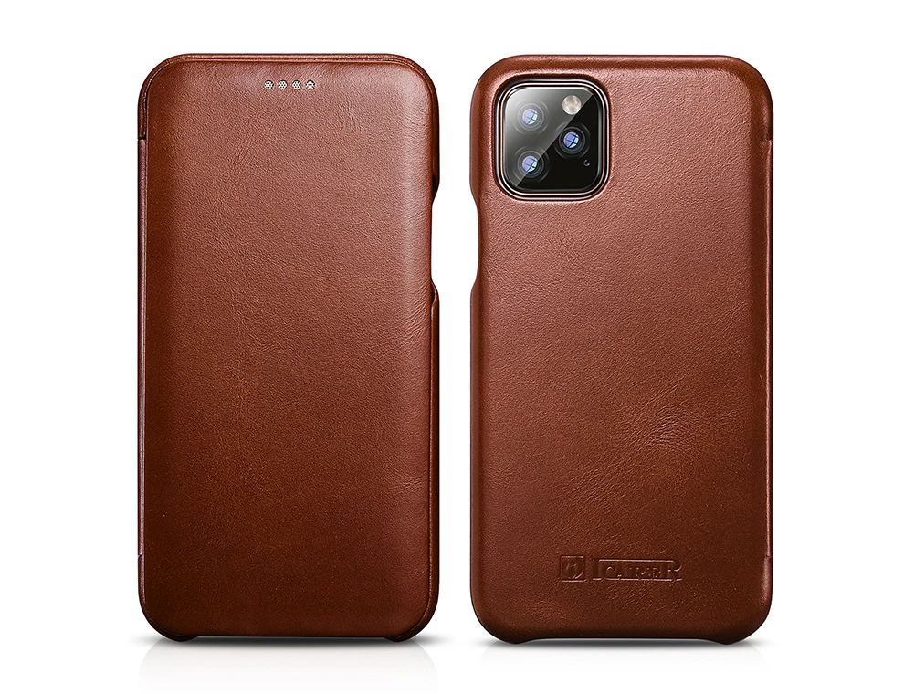 ICARER чехол из натуральной кожи для iPhone 11/Pro/Max роскошный флип-чехол для Apple iPhone 11 Pro Max чехол s