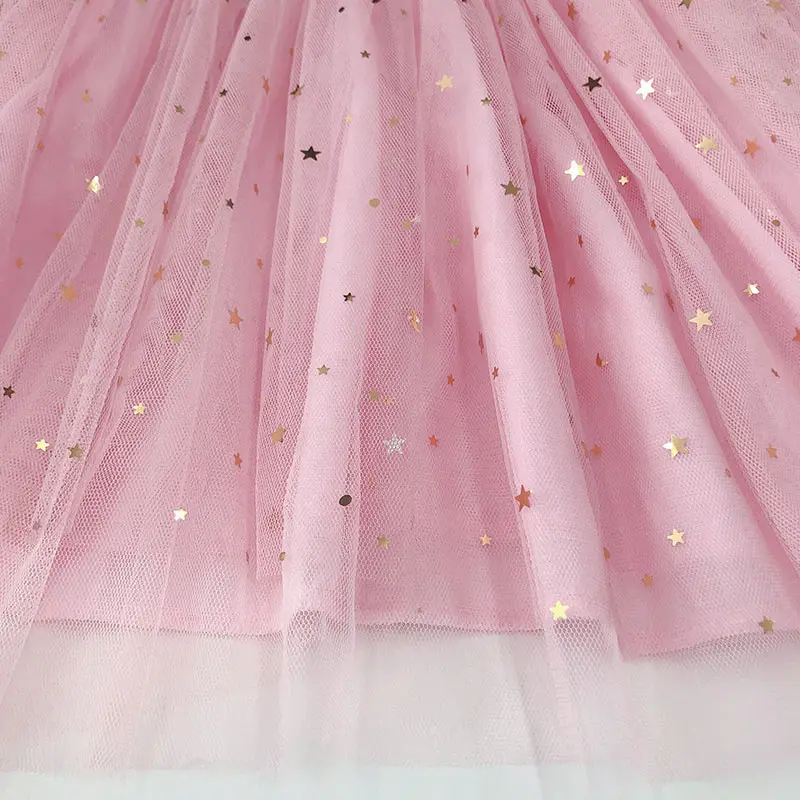 Детское платье-пачка для девочки VIKITA нарядное платье со звездочками одежда с