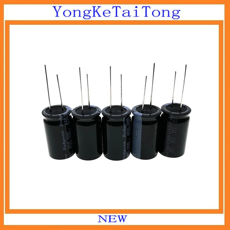 5 шт. 450V100UF 18*30 мм специальные внутренние подкладки для 450V 100 мкФ 105C 100uf450v электролитический конденсатор с алюминиевой крышкой