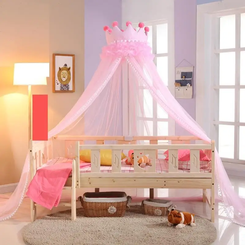 

Enfant Tent Bed Curtain Siatka Moskitiera Mosquitera Cuna Girl Room Ciel De Lit Cibinlik Canopy Moustiquaire Kid Mosquito Net