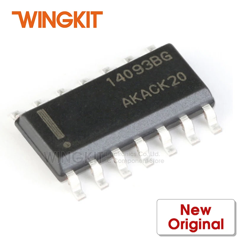 10 шт. MC14093BDR2G SOIC14 MC14093BDR MC14093BD MC14093B MC14093 / 14093BG SOIC 14 Quad Core 2 Вход NAND ВОРОТА Шмитт