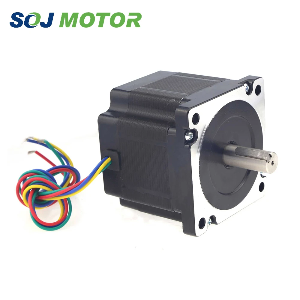 Шаговый двигатель Sojmotor Nema 34 0 9 нм 5 А 80 в длину флуоресцентный 1 8/градусов 4 свинца 86