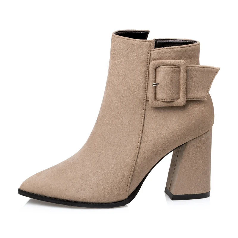 2019 г. женские ботильоны из флока осенние ботинки для стриптиза на высоком каблуке