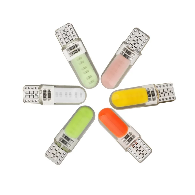 4/10 шт. 12SMD светодиодный W5W T10 194 168 COB Светодиодная парковочная лампа с клиновидным цоколем, габаритная лампа, CANBUS фонарь для номерсветильник знака, белый свет