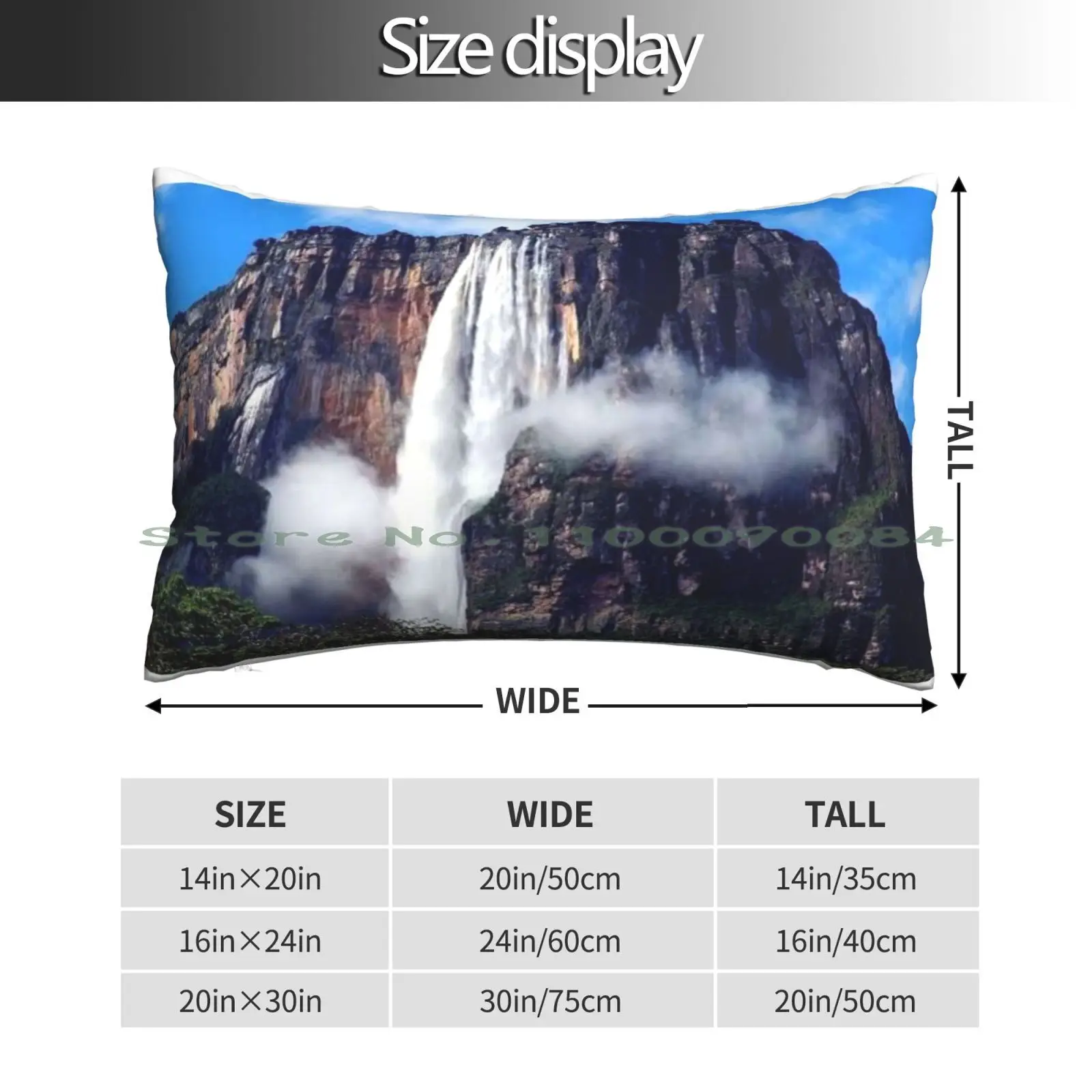 Подушка Tugela Falls-Южная Африка приблизительно 20x30 50*75 диван для спальни Kabyle Amazigh