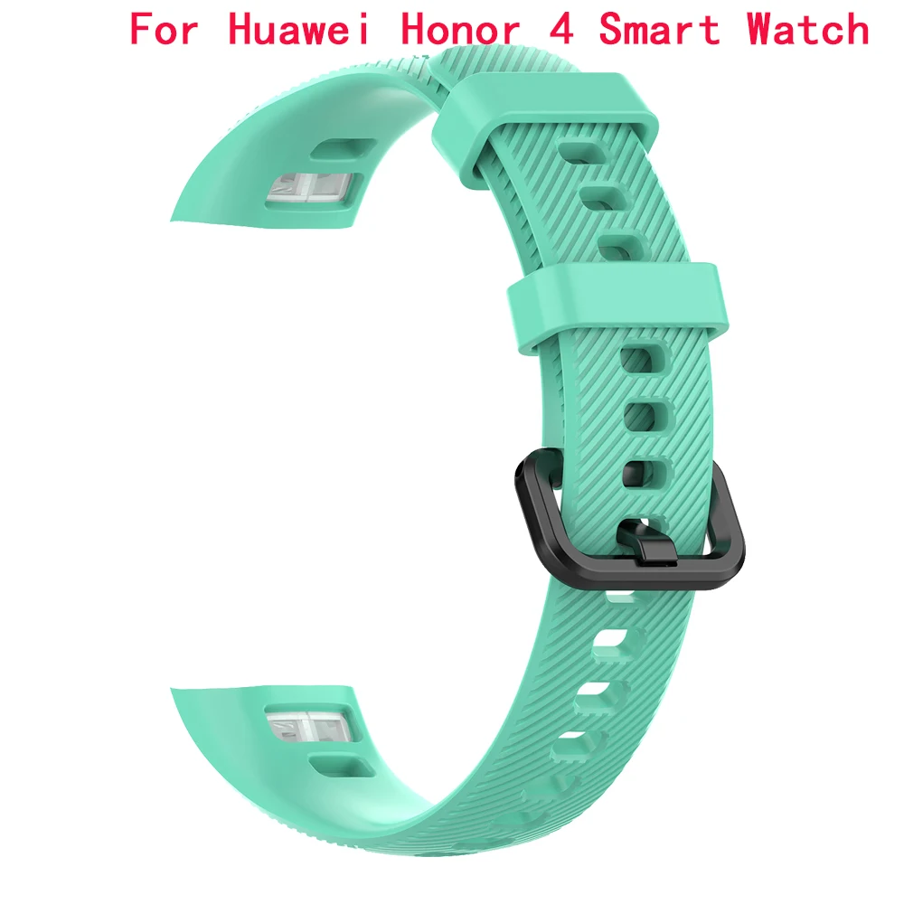 Lake blue Для huawei Honor 4 ремешок силиконовый браслет ремешок спортивный сменный водонепроницаемый браслет с инструментом для huawei Honor 3 умные часы - Цвет: Lake blue