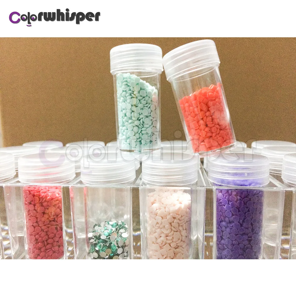 Флаконы для алмазной вышивки пустая коробка объем 15 мл вмещает 7 пакетов