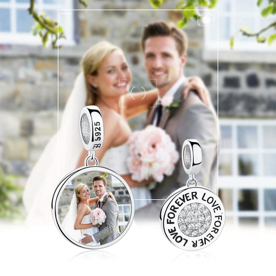 ELESHE подвеска в виде генеалогического дерева с цветочным рисунком сердечко любви