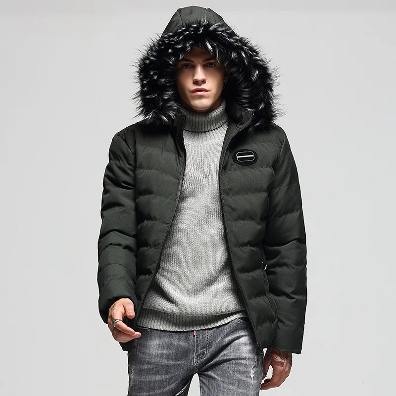 Мужская стеганая куртка, новая осенне-зимняя стеганая куртка, Мужское пальто, модная стеганая куртка
