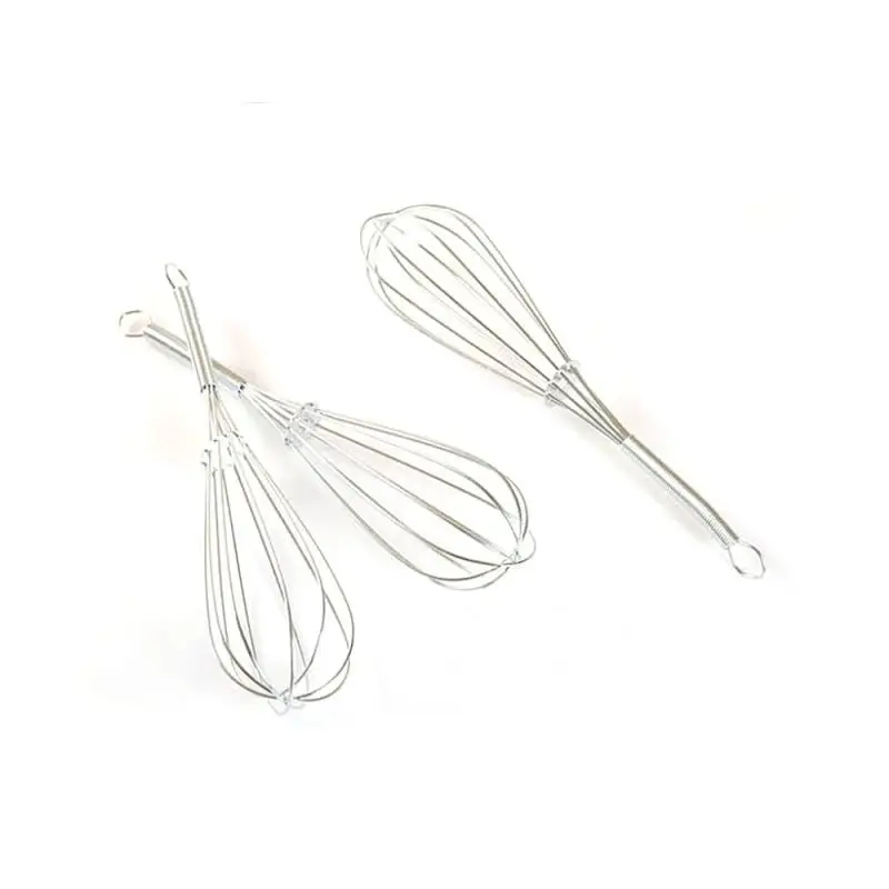

1/2/3 PC Portable Stainless Steel Egg Beater Spring Manual Egg Mixer Kitchen Baking Tools Cream Butter Whisk Kitchen Gadgets