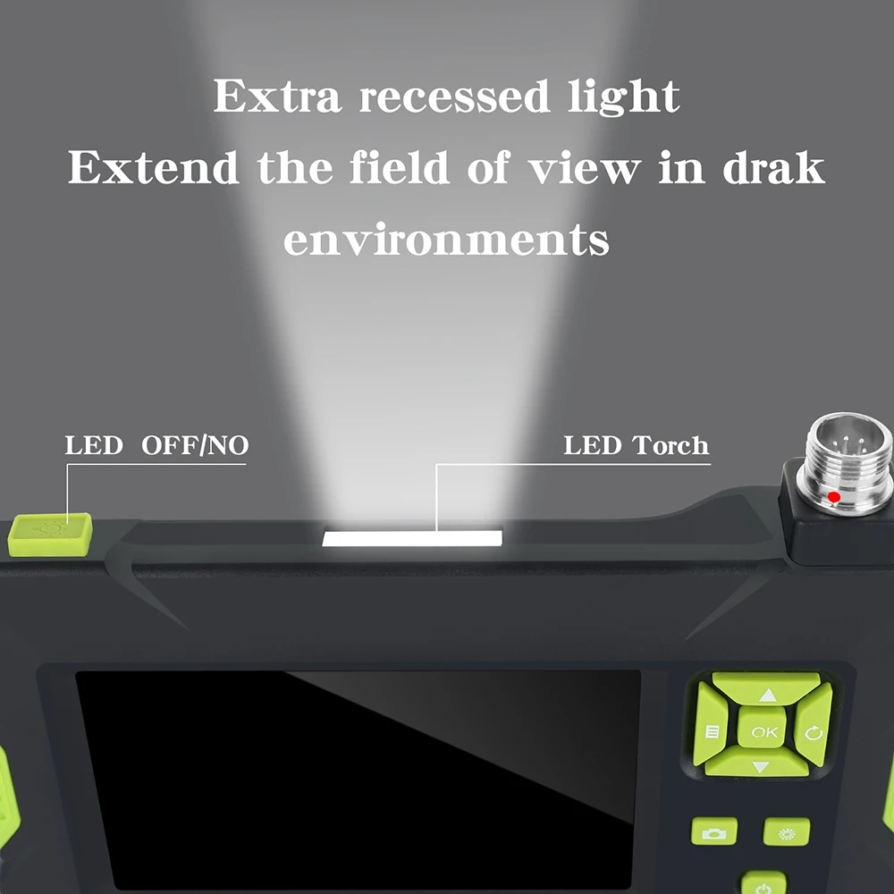 2 м 5 10 4 3 в ЖК дисплей труба инспекция промышленный эндоскоп 1080P Инспекционная