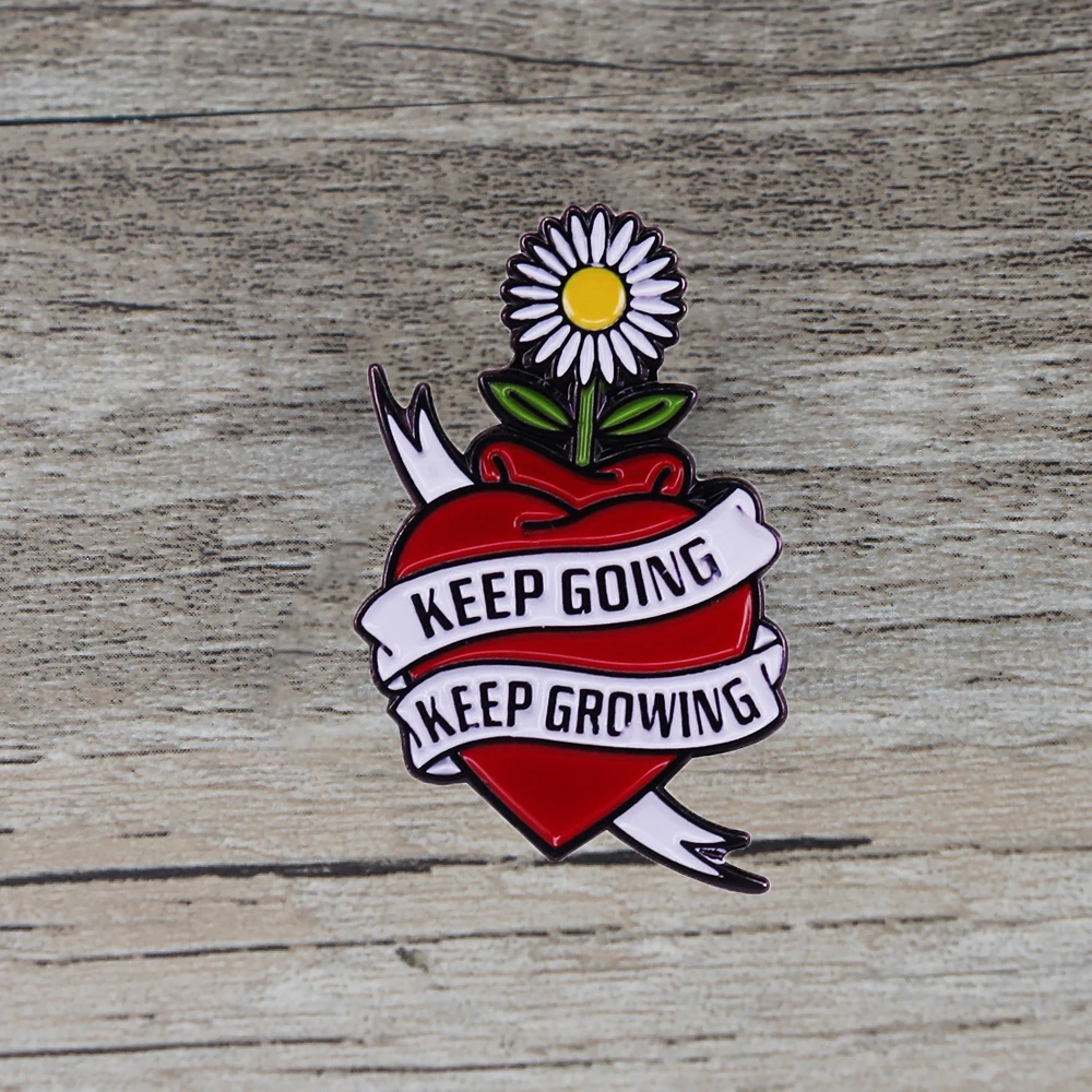 

BG1031 Flower Cute Pins for Backpacks Lapel Enamel Pins and Brooches Badges Bags Backpack Decoration Friend Gifts