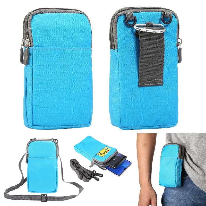 Универсальная маленькая сумка через плечо для мобильного телефона на молнии