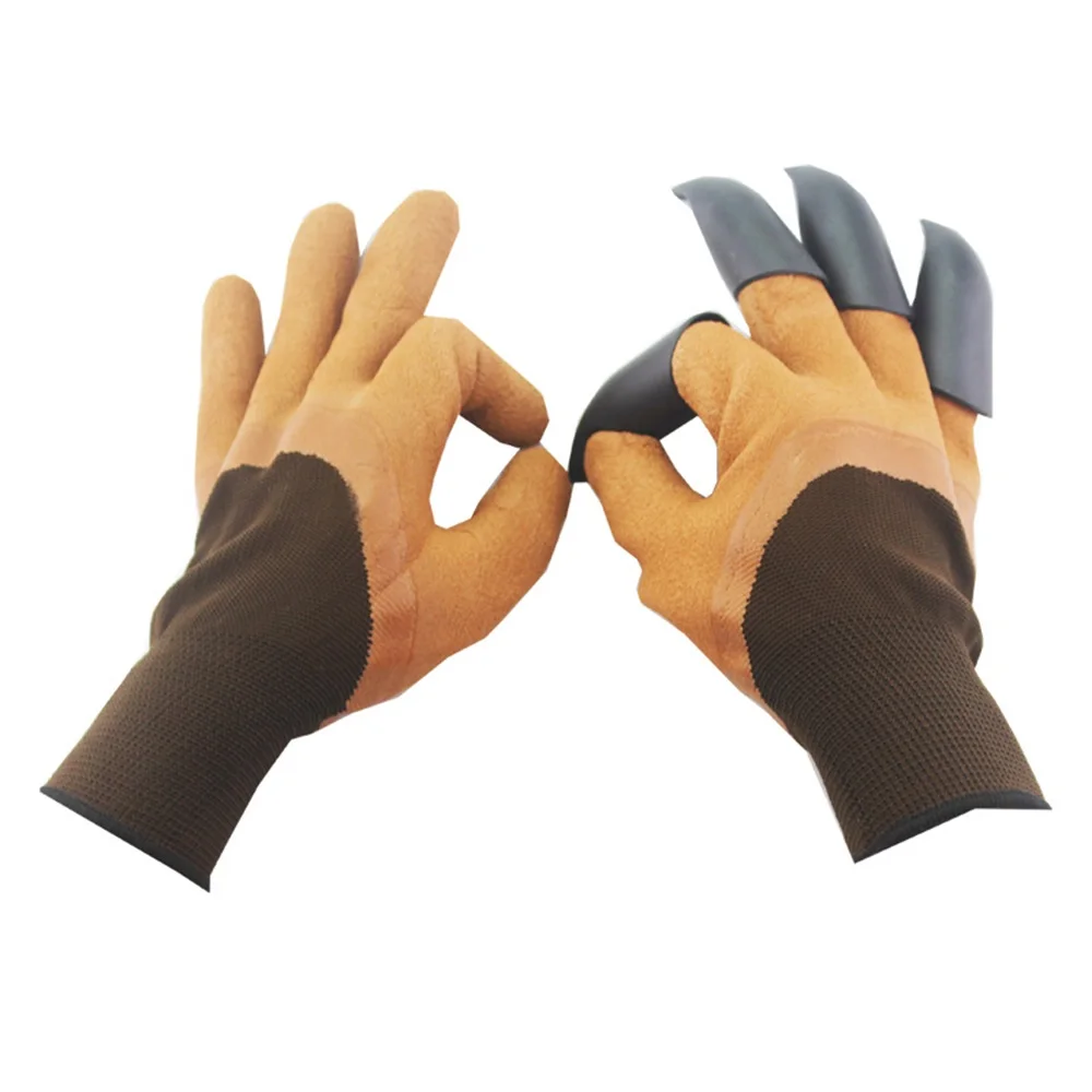 

1Pair Household Gloves Prickly Claws Thickened Gloves Waterproof For Planting Digging Stab-Resistant Weeding Unisex Clean Gloves