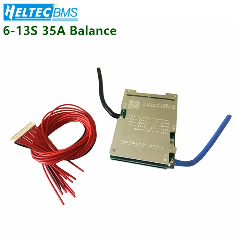 BMS 6S 13S 35A балансировочная плата 24 в 36 48 Тройная ЛИТИЕВАЯ/LiFePo4 батарея Защитная