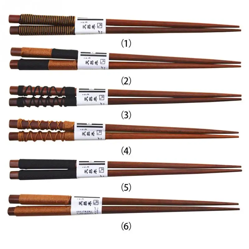 Натуральный каштан дерево Chopsticks провод натуральные деревянные палочки для еды Прямая Модные прочные палочки для еды ручной работы#20