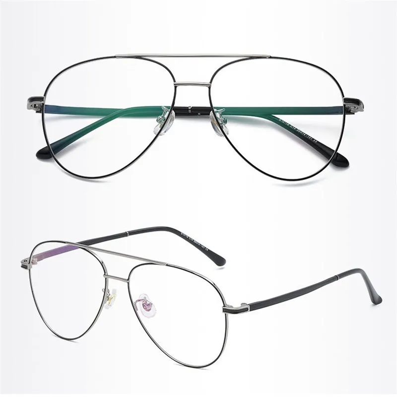 Zerosun авиационные очки оправа для мужчин и женщин негабаритные винтажные мужские