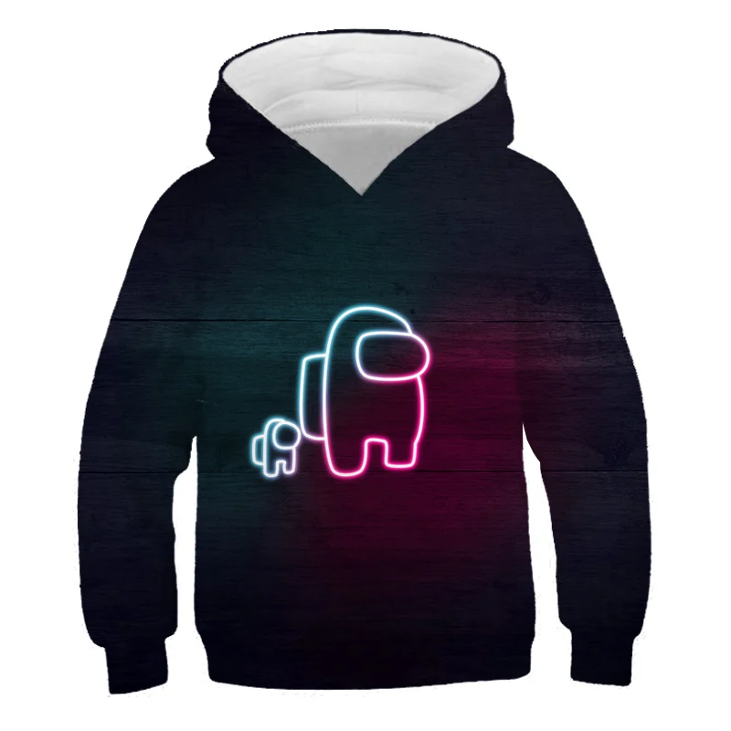 

Spring and Autumn New Men's Women's Children 3D Printing Among Us Cartoon Hoodies Unisex Tops Cool Hooded Sweatshirts