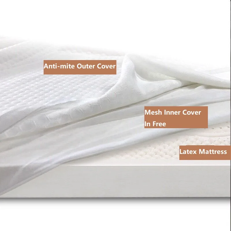 Натуральный латексный татами мягкий наматрасник из латекса Queen Twin King Size матрас с