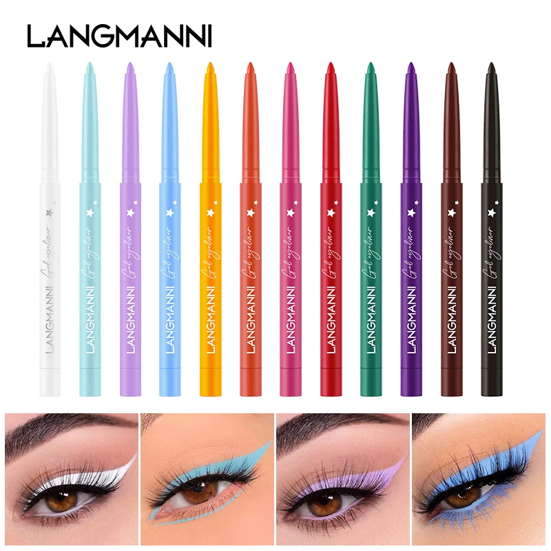 

5/8/12-color Eyeliner Set Hold Makeup Without Smudging Matte Color Eyeliner Set Women Beauty Eyes Makeup Gift Long Lasting TSLM1