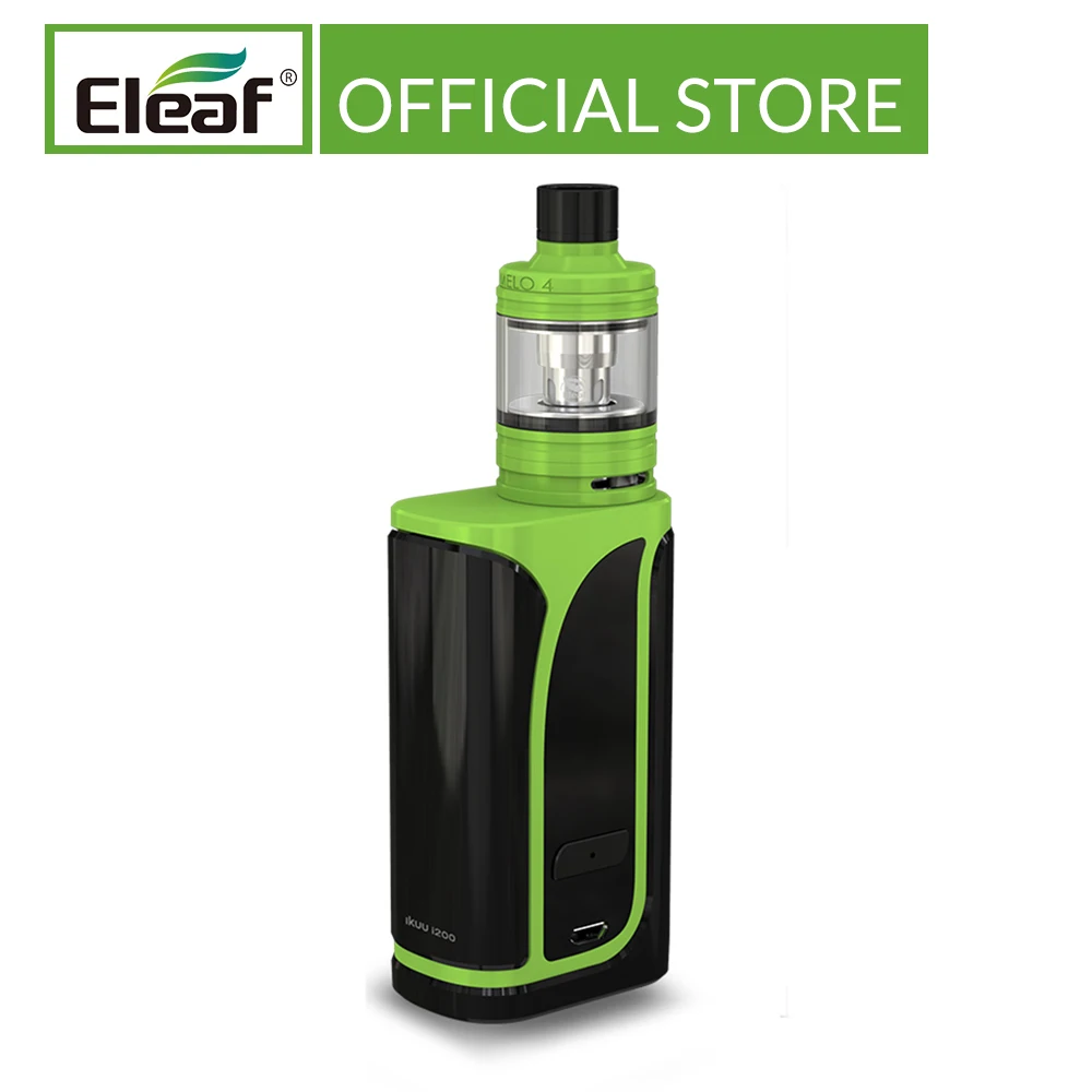 Французский оригинальный Eleaf iKuu i200 с MELO 4 kit 4600 мАч встроенный аккумулятор 5 мл Melo