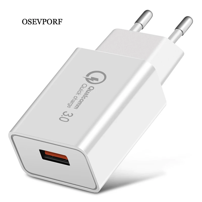 Зарядное устройство USB Quick Charge 3 0 для iPhone X 8 7 11 быстрое настенное зарядное Samsung S10 S9