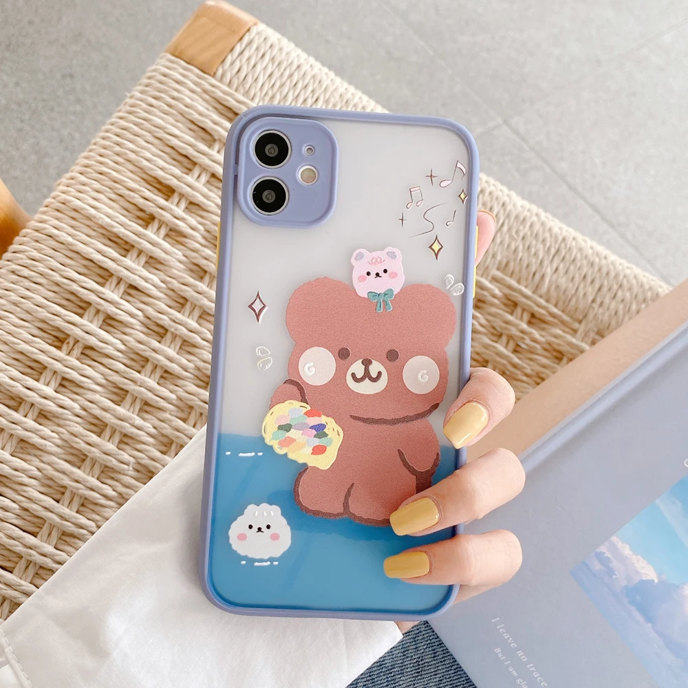 Чехол LOVECOM для телефона iPhone 11 Pro Max XR XS 7 8 Plus X SE 2020 милый мягкий чехол-накладка с