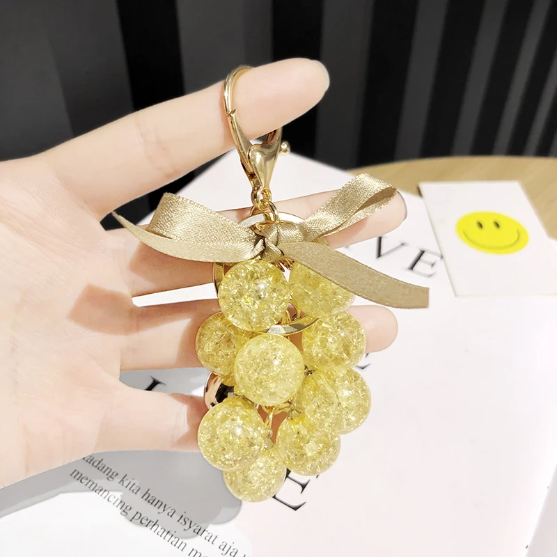 CHUNOU женский модный хрустальный брелок в форме винограда аксессуары для сумки