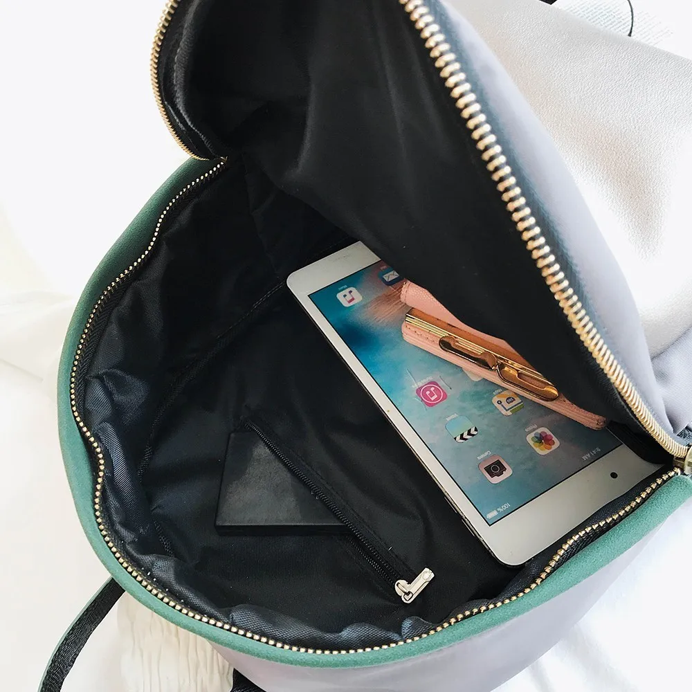 Модный женский рюкзак TTOU из замши женские рюкзаки маленькие сумки на молнии