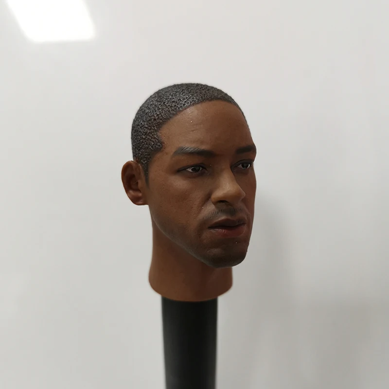Масштаб 1/6 экшн-фигурка Уилл Смит черный человек/Мужская голова скульптурная
