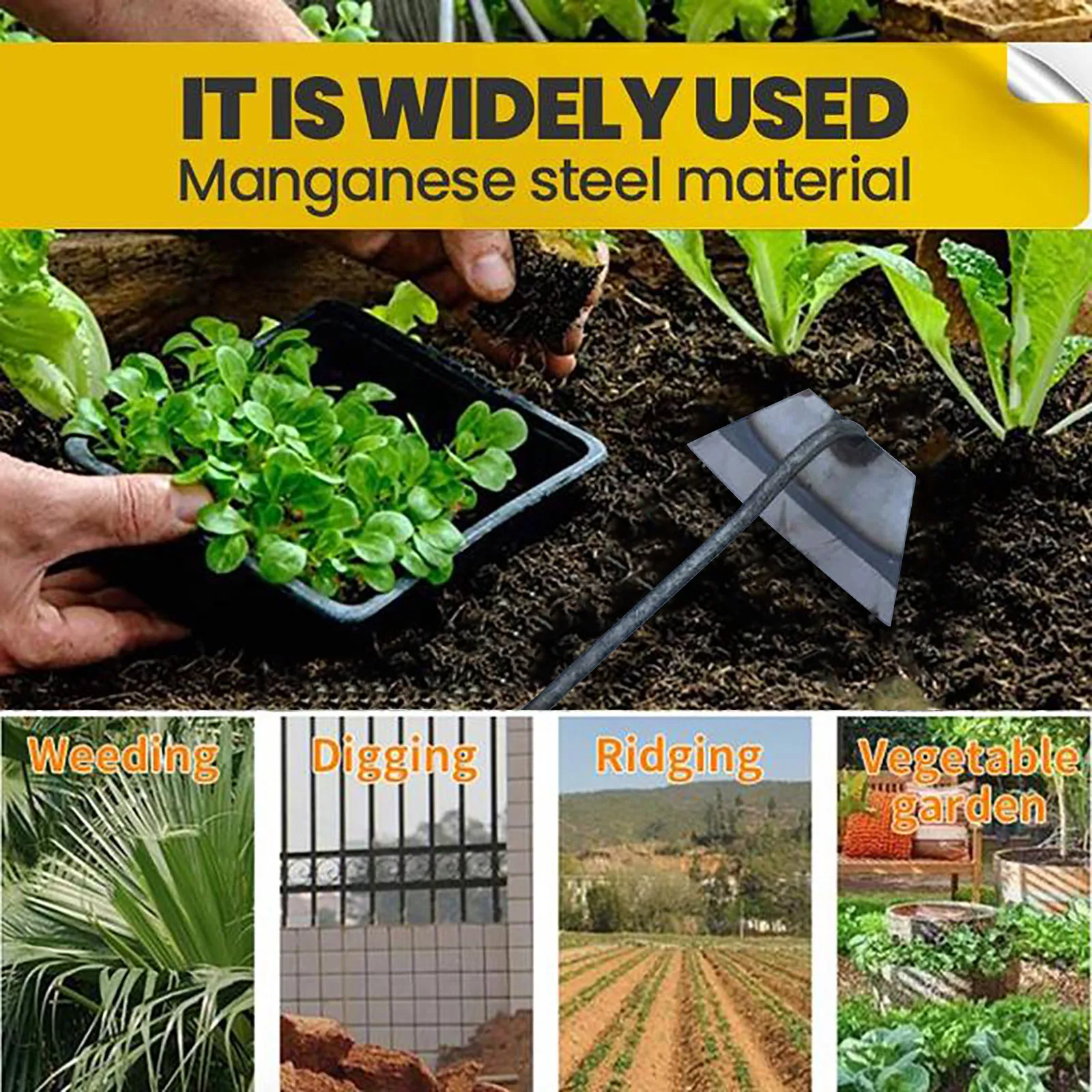 Садовый инструмент для уличной фермы садовый копания овощей и цветов двойного