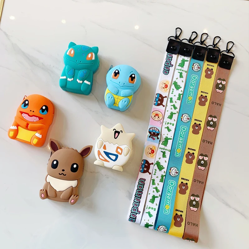 Мультфильм Аниме портмоне для девочек в стиле Каваий Пояс с мини-кошелек на