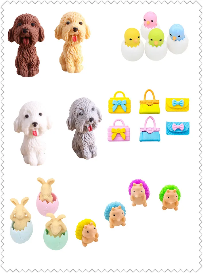 Резиновая модель самолета с различными животными 1 шт.|Ластик| |