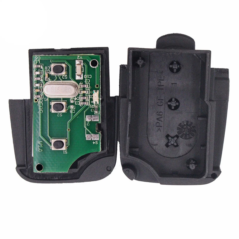 3-кнопочный складной ключ KEYECU дистанционный брелок умный Автомобильный 433 92 МГц