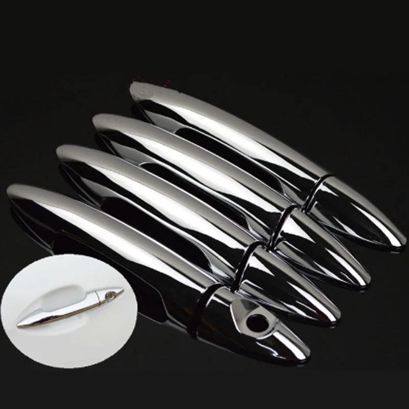 For Kia K2 Rio 3 Sedan 2011-2015 New Car Chrome Door Handle Cover Sticker Accessories | Автомобили и мотоциклы