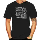 Мужская футболка D.I.T.C diggin in the crates, Классическая футболка в стиле хип-хоп с картой разума, женская футболка, футболки, Топ