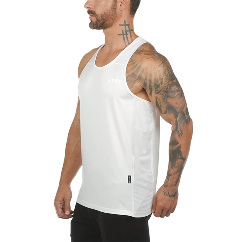 Летняя хлопковая дышащая майка новинка мужская рубашка без рукавов для