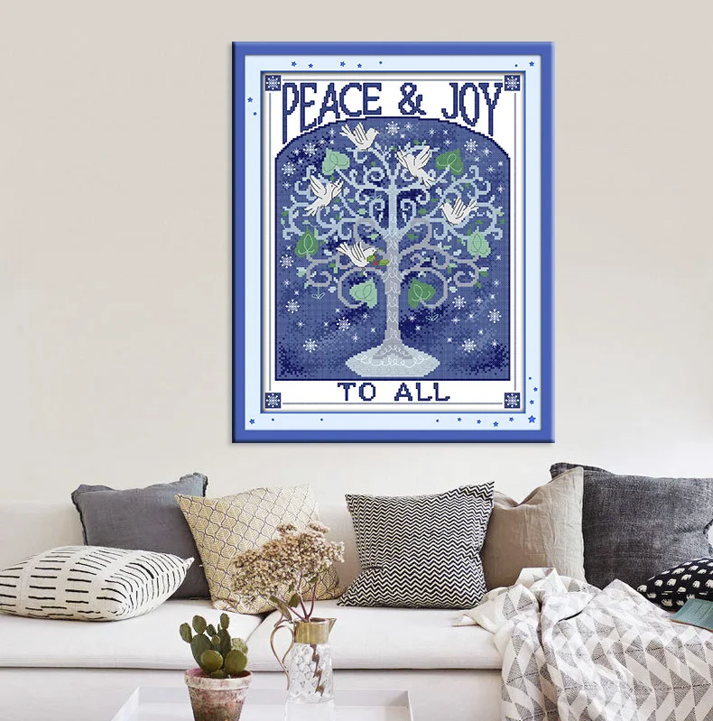 Набор для вышивки желаемое дерево Joy Sunday 11 и 14 карат | Дом сад