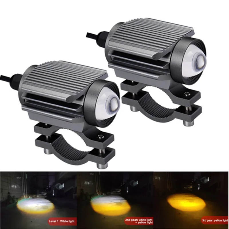 

Super Bright Universal 18W Motorcycle Headlights Auxiliary Led Motorbike Spotlight 12V Car ATV Driving Foglight